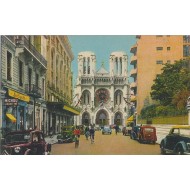 Nice - La Rue et L'église Notre-dame